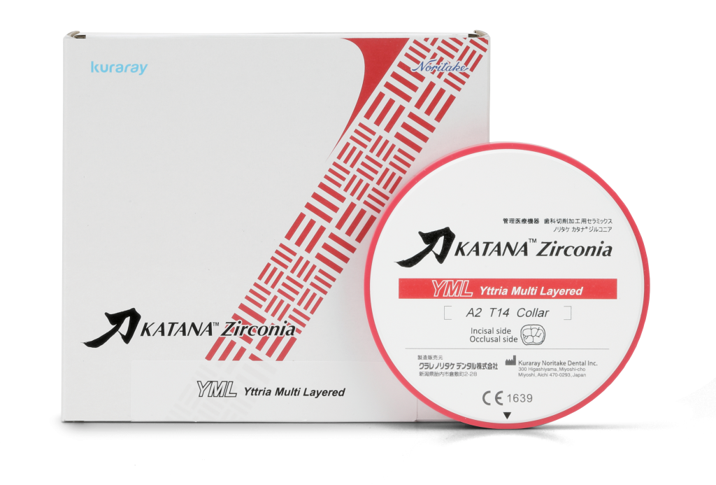 Циркониевый диск KATANA ZR YML высота 22 мм (иттриевый)