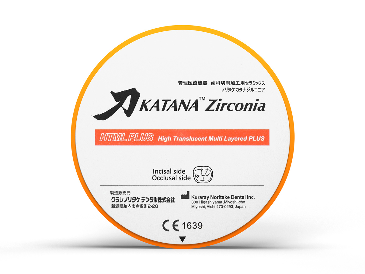 Циркониевый диск KATANA ZR HTML PLUS высота 22 мм оттенок NW