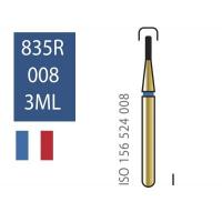 Бор алмазный DIATECH G 835R-314-008-3ML фиссура со скругленным краем