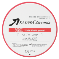 Циркониевый диск KATANA ZR YML высота 14 мм (иттриевый)