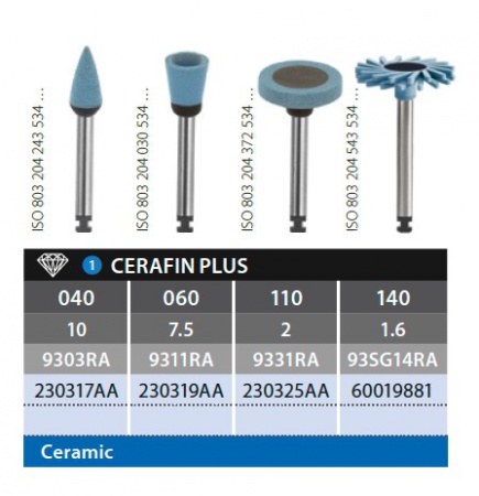 Полиры стоматологические DIATECH Cerafin Plus Полиры стоматологические DIATECH Cerafin Plus