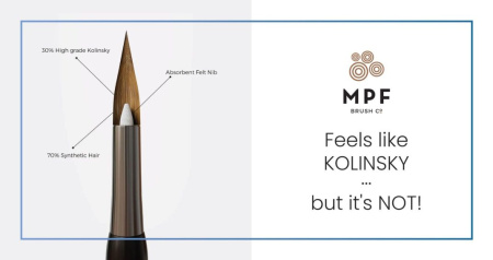 Кисть MPF Hybrid Plus Brush, размер 4