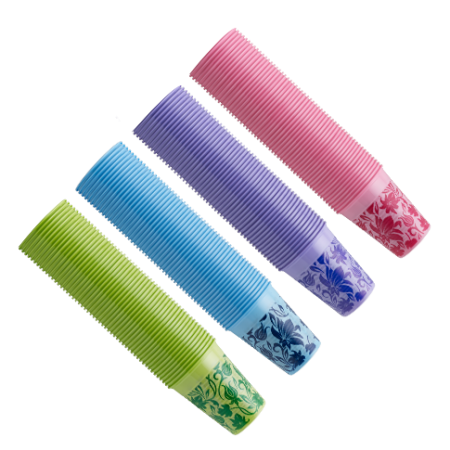 Стаканчики пластиковые Monoart FLORAL 100 шт./упак.