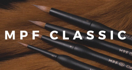 Набор моделировочных кистей серии CLASSIC KOLINSKY BRUSH KIT, 4 шт.
