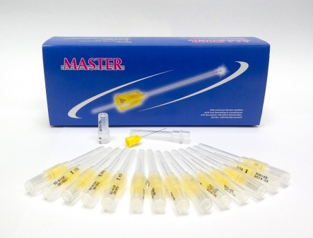Стоматологические карпульные иглы "Master G30" (0,3х25 мм)