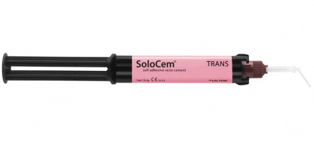 Полимерный цемент SoloCem Translucent 5мл для постоянной фиксации