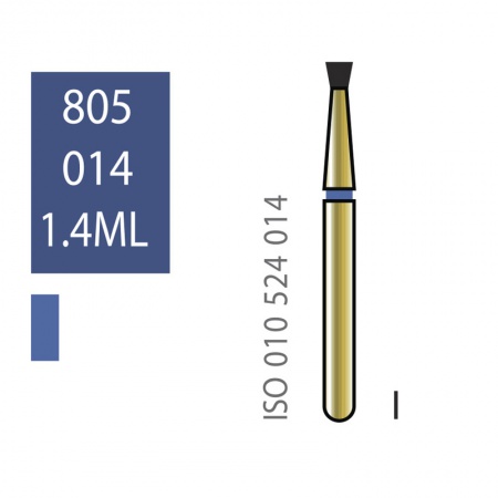 Бор алмазный DIATECH G805-314-014-1,4ML обратный конус