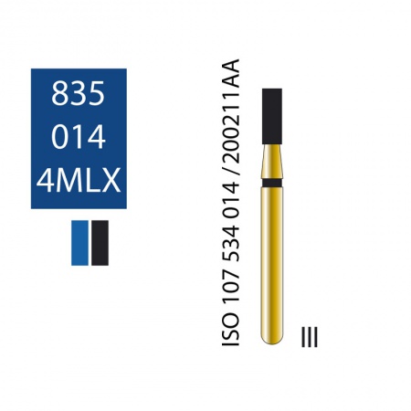Бор алмазный DIATECH G835-314-014-4 фиссура Бор алмазный DIATECH G835-314-014-4 фиссура
