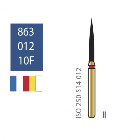 Бор алмазный DIATECH G863-314-012-10 пламя Бор алмазный DIATECH G863-314-012-10 пламя