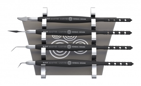 Набор 4 инструмента Optimum™ Carving Instrument kit со стендом для работы с керамикой