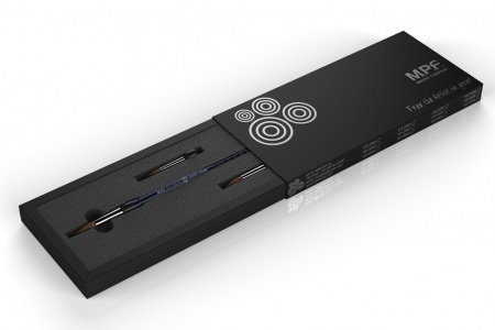 Набор Optimum™ Spring 3-in-1 Brush Kit, кисточка + 3шт. насадки, цвет Midnight Blue (темно-синий)