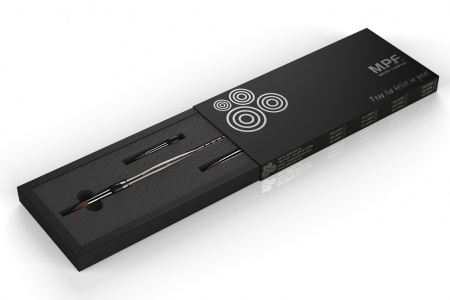 Набор Optimum™ Spring 3-in-1 Brush Kit, кисточка + 3шт. насадки, цвет Champagne (шампань)