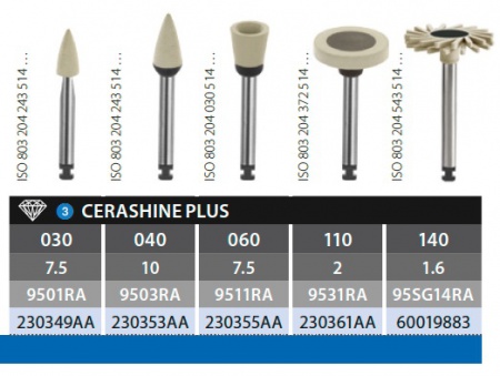 Полиры стоматологические DIATECH Cerashine Plus Полиры стоматологические DIATECH Cerashine Plus